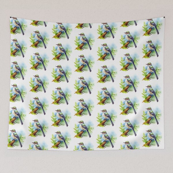 Item preview, Watercolor Acadian Flycatcher Bird designed and sold by TheAnimalZ00.