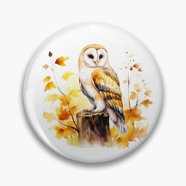 Item preview, Watercolor Barn Owl designed and sold by TheAnimalZ00.