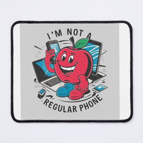 Item preview, talking apple on a cell phone designed and sold by corynewton34.