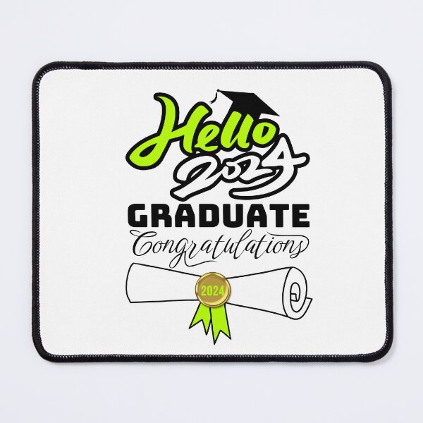 Item preview, HELLO 2024 GRADUATE CONGRATULATIONS designed and sold by wildwhimsical.