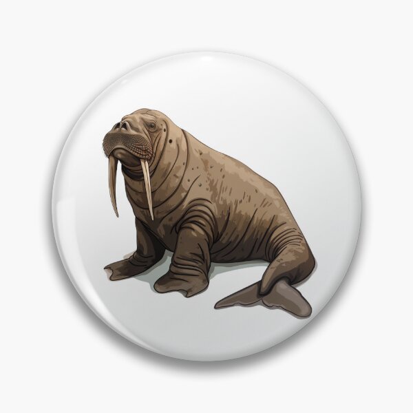 Item preview, Walrus Basking on Coastal Terrain designed and sold by NatureSyllabus.