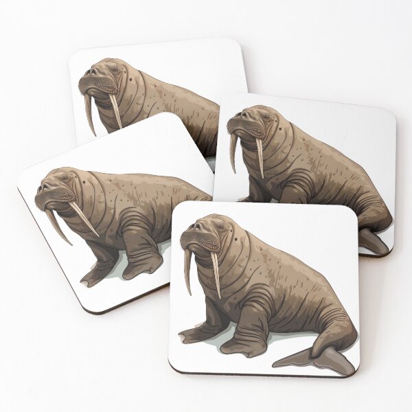 Item preview, Walrus Basking on Coastal Terrain designed and sold by NatureSyllabus.