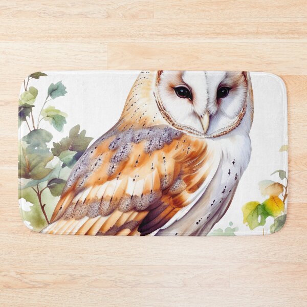 Item preview, Watercolor Barn Owl designed and sold by TheAnimalZ00.