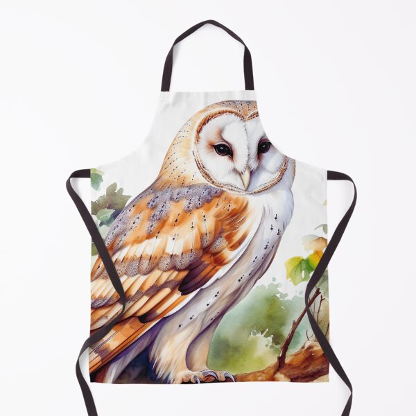 Item preview, Watercolor Barn Owl designed and sold by TheAnimalZ00.