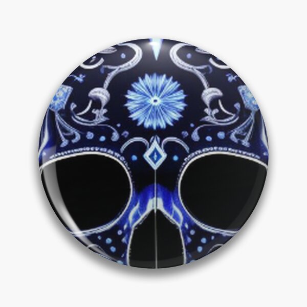 Item preview, Classic Ice Blue Crystals Skull  designed and sold by TheDarkWardrobe.