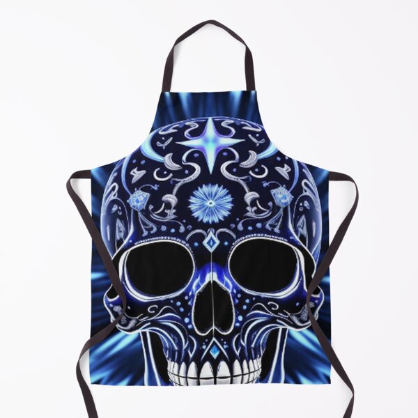 Item preview, Classic Ice Blue Crystals Skull designed and sold by TheDarkWardrobe.