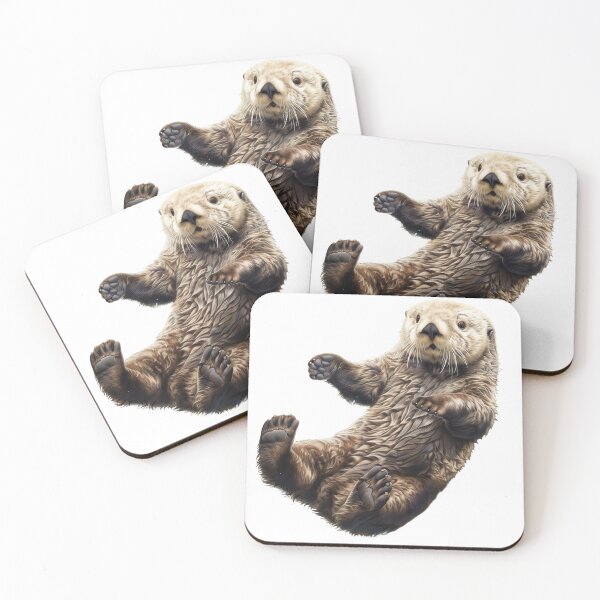 Item preview, Playful Sea Otter Floating Leisurely designed and sold by NatureSyllabus.