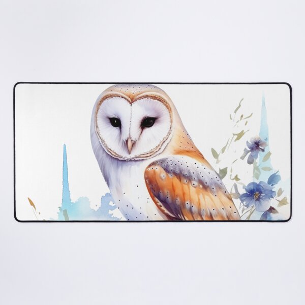 Item preview, Watercolor Barn Owl Floral designed and sold by TheAnimalZ00.