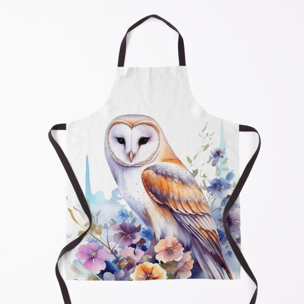 Item preview, Watercolor Barn Owl Floral designed and sold by TheAnimalZ00.