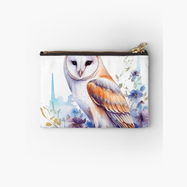 Item preview, Watercolor Barn Owl Floral designed and sold by TheAnimalZ00.