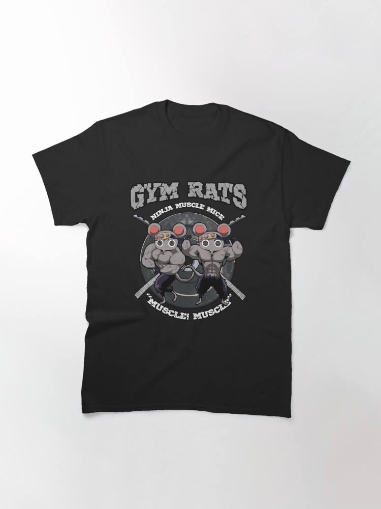 Gym Rats Ninja Muscle Mice Oversized T-Shirt