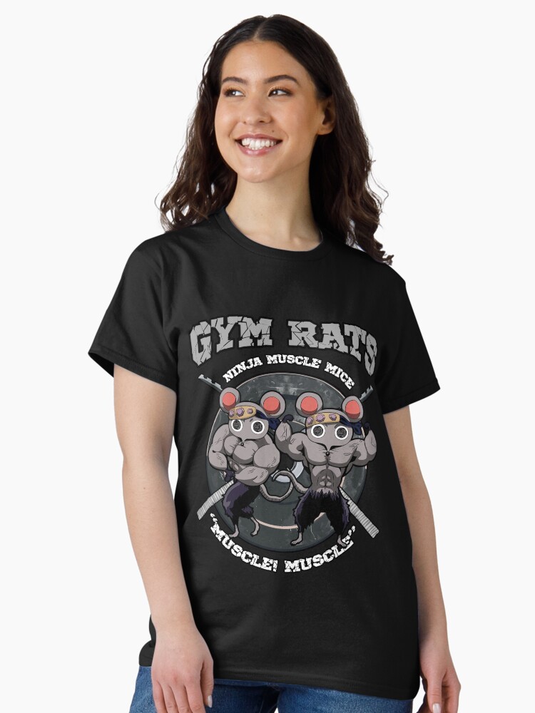 Gym Rats Ninja Muscle Mice Oversized T-Shirt