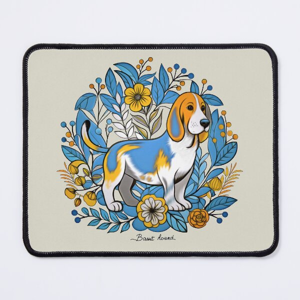 Item preview, A sweet basset hound designed and sold by Mustela erminea.