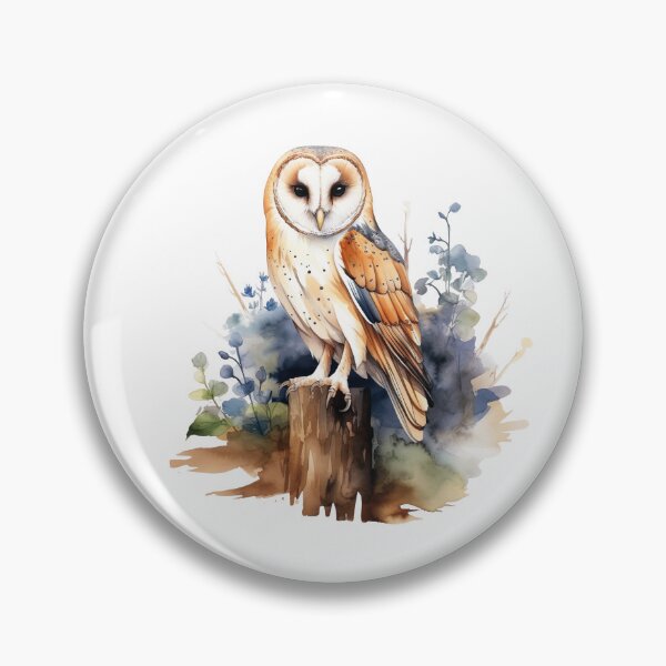 Item preview, Barn Owl Watercolor designed and sold by TheAnimalZ00.