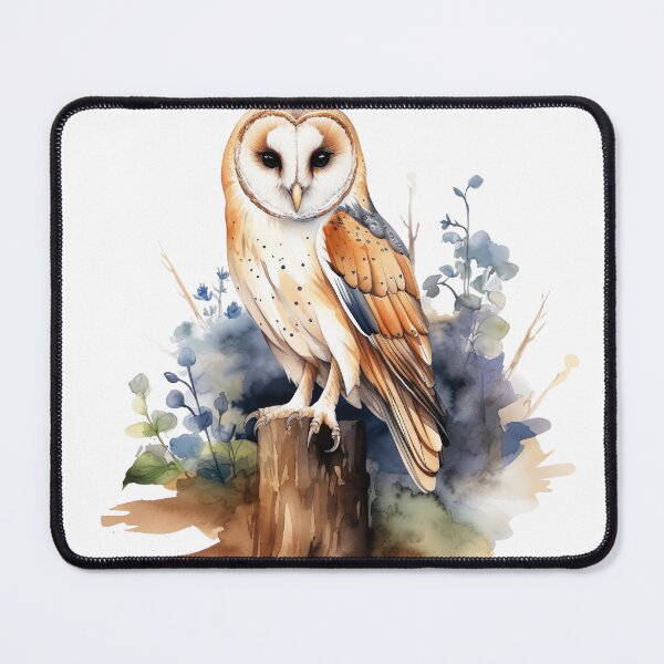 Item preview, Barn Owl Watercolor designed and sold by TheAnimalZ00.