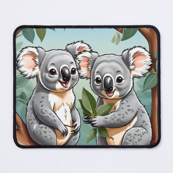 Item preview, Koalas Eating Eucalyptus Leaves designed and sold by ArtsyTeegee.