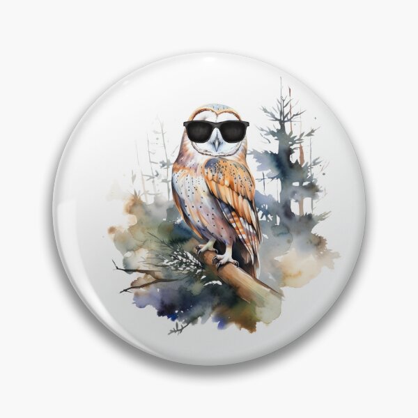 Item preview, Cool Watercolor Barn Owl designed and sold by TheAnimalZ00.