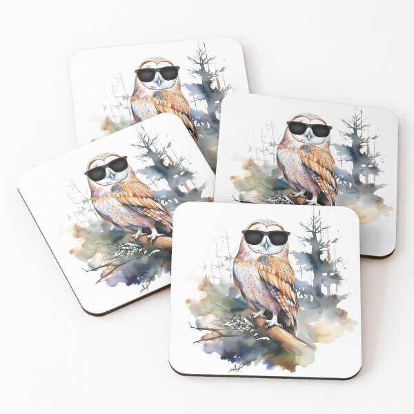 Item preview, Cool Watercolor Barn Owl designed and sold by TheAnimalZ00.