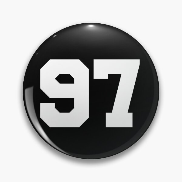 Item preview, 97 Ninety-seven, white, University designed and sold by Numbers-Art.
