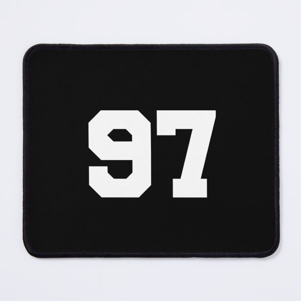 Item preview, 97 Ninety-seven, white, University designed and sold by Numbers-Art.