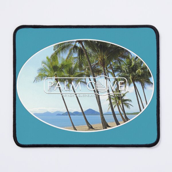 Item preview, Palm Cove Best Oval Graphic designed and sold by Randell Burke.
