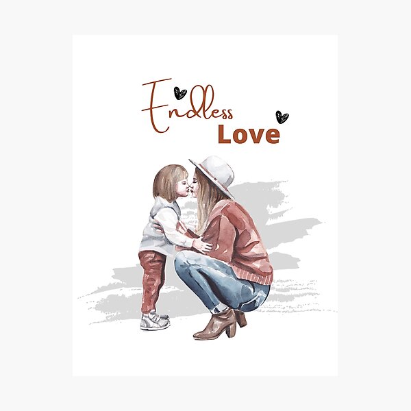 Item preview, i love mom Endless designed and sold by rawadhariri.