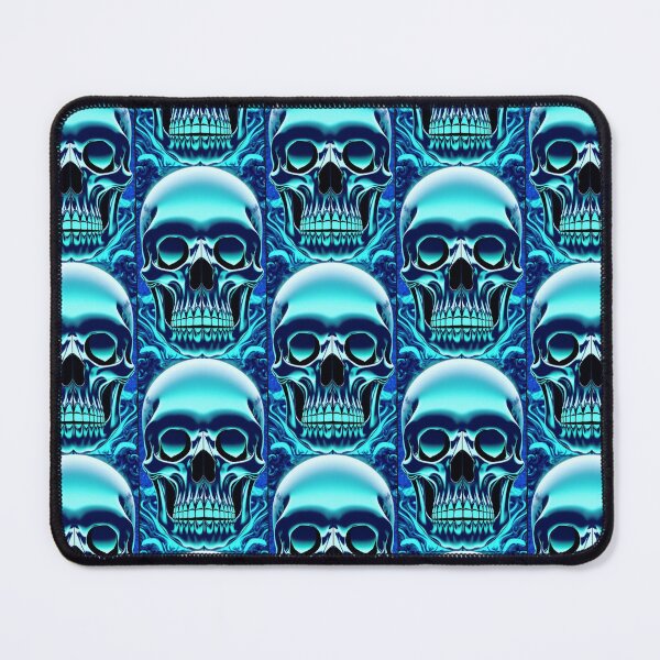 Item preview, Classic Aqua Blue Crystal Skull designed and sold by TheDarkWardrobe.