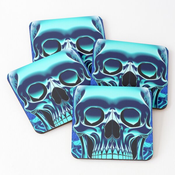 Item preview, Classic Aqua Blue Crystal Skull  designed and sold by TheDarkWardrobe.