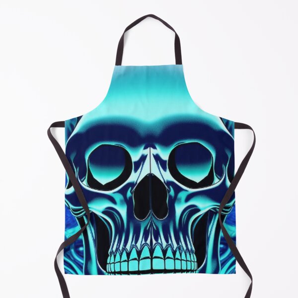 Item preview, Classic Aqua Blue Crystal Skull designed and sold by TheDarkWardrobe.