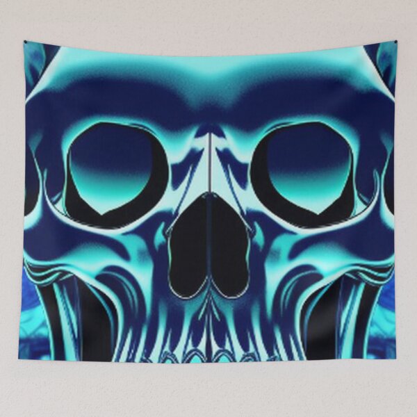 Item preview, Classic Aqua Blue Crystal Skull  designed and sold by TheDarkWardrobe.