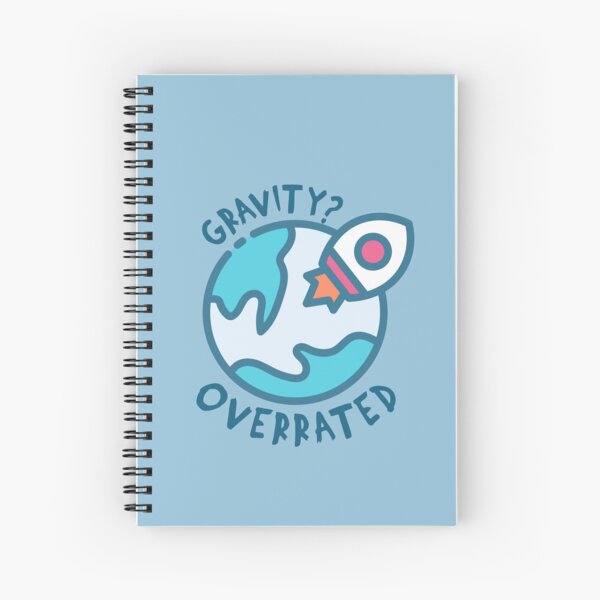Item preview, Launch Of A Roket From The Earth With Funny Quote Of Gravity Overrated designed and sold by NosandEdgy.