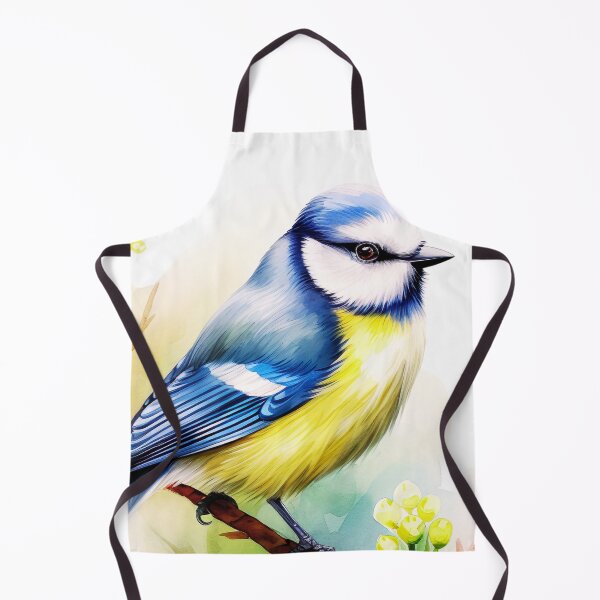 Item preview, Watercolor Eurasian Blue Tit Bird designed and sold by TheAnimalZ00.