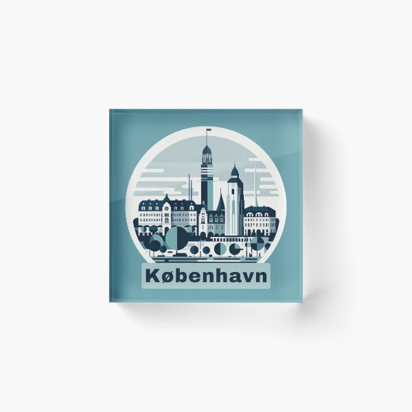 Item preview, Kobenhavn / Copenhagen (Modern Graphic) designed and sold by ExquisiteIndigo.