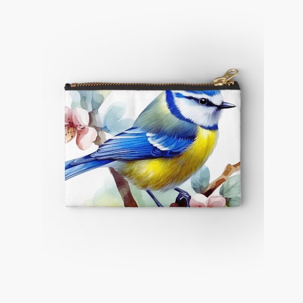 Item preview, Watercolor Eurasian Blue Tit Bird designed and sold by TheAnimalZ00.