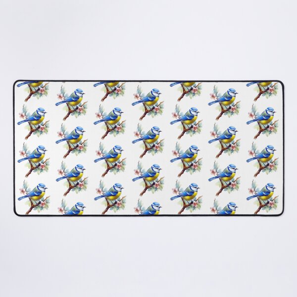 Item preview, Watercolor Eurasian Blue Tit Bird designed and sold by TheAnimalZ00.