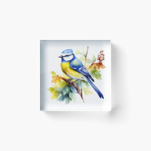 Item preview, Eurasian Blue Tit Bird designed and sold by TheAnimalZ00.