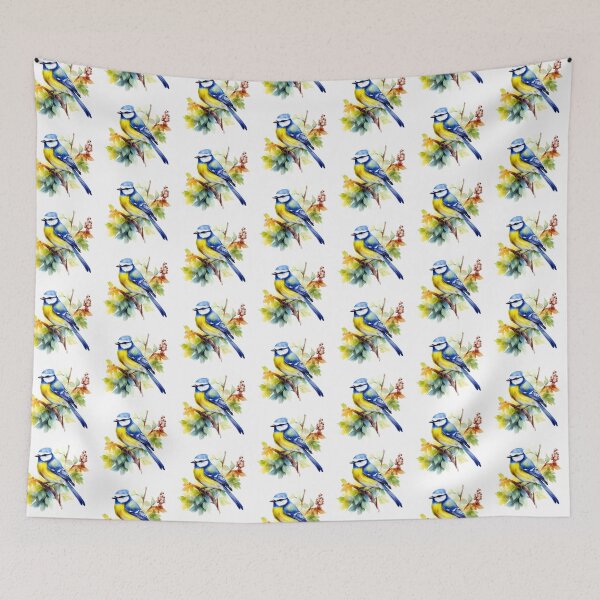 Item preview, Eurasian Blue Tit Bird designed and sold by TheAnimalZ00.