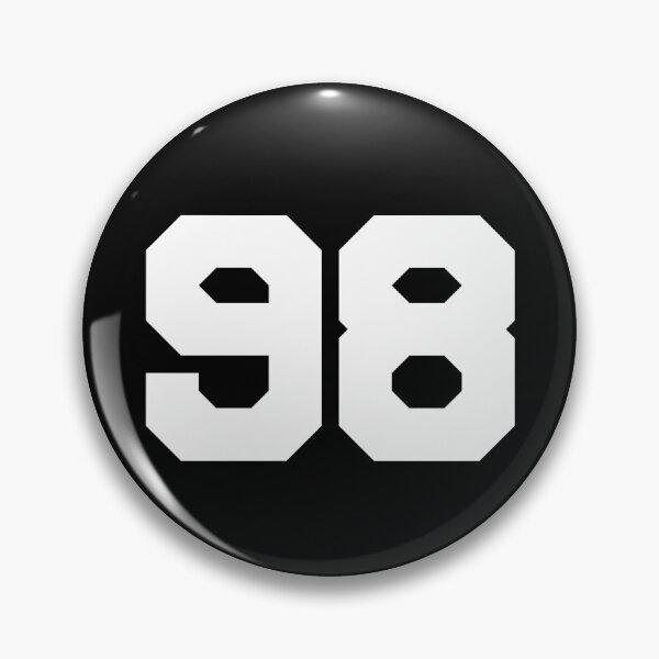 Item preview, 98, Ninety-eight, white, University designed and sold by Numbers-Art.