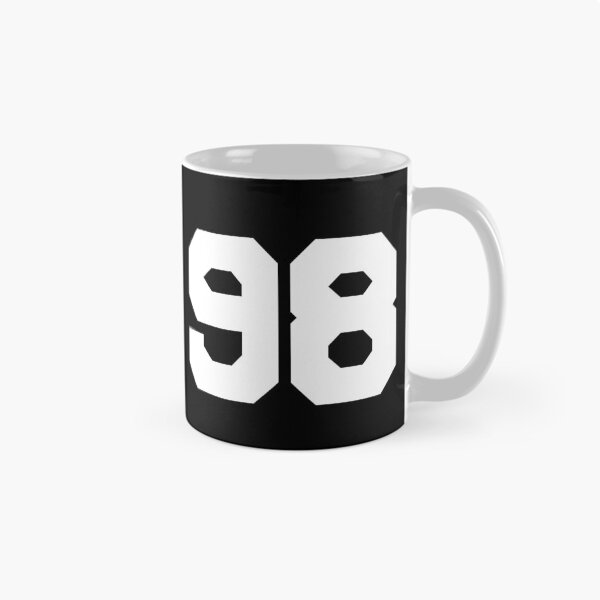 Item preview, 98, Ninety-eight, white, University designed and sold by Numbers-Art.