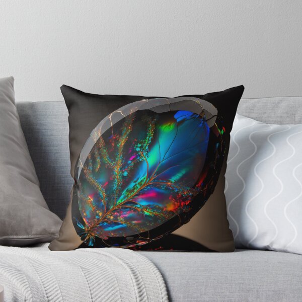 Item preview, "Guardian of the Night Sky: A Black Fire Opal designed and sold by MedusaPrintArt.