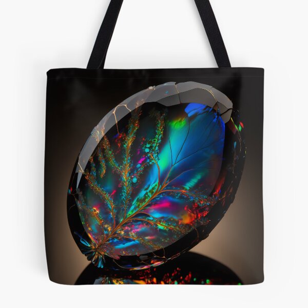Item preview, "Guardian of the Night Sky: A Black Fire Opal designed and sold by MedusaPrintArt.