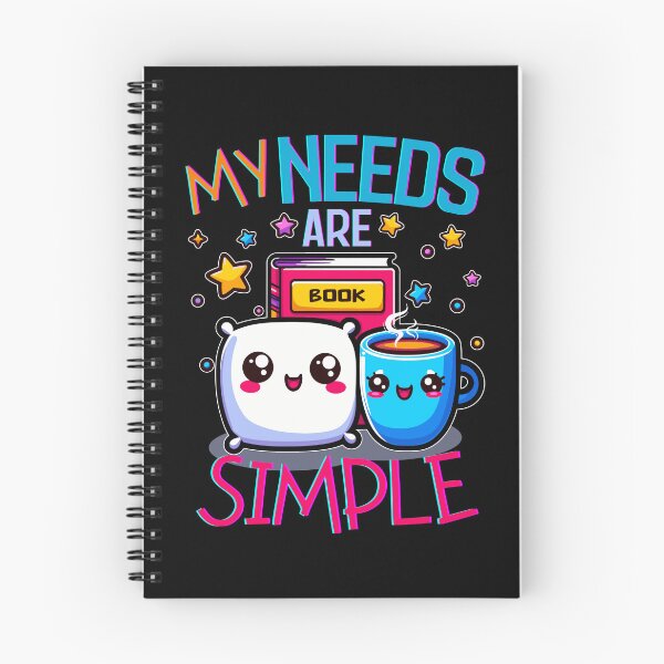 Item preview, My needs are simple, Chocolate book pillow,  designed and sold by antcpjr682.