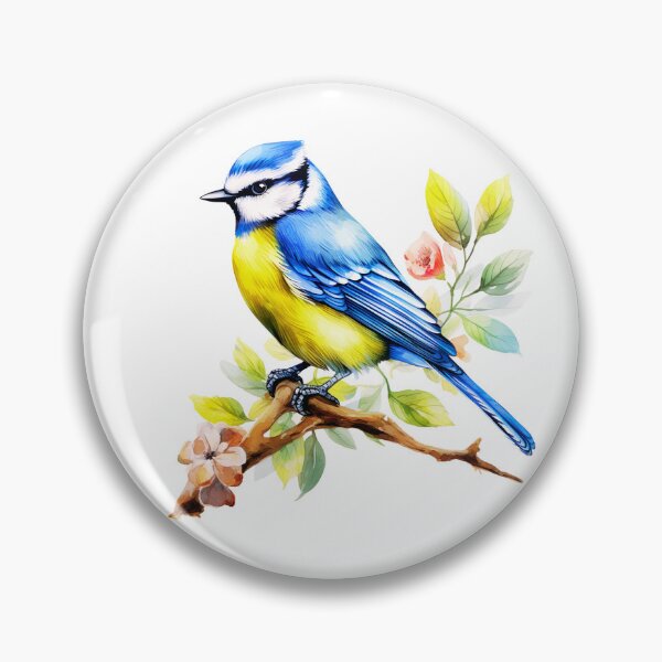 Item preview, Eurasian Blue Tit Bird designed and sold by TheAnimalZ00.
