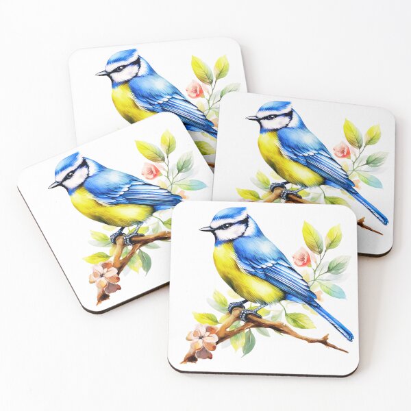 Item preview, Eurasian Blue Tit Bird designed and sold by TheAnimalZ00.