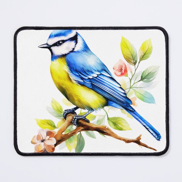 Item preview, Eurasian Blue Tit Bird designed and sold by TheAnimalZ00.