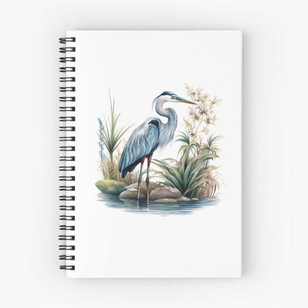 Item preview, Blue Heron Watercolor designed and sold by TheAnimalZ00.