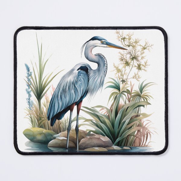 Item preview, Blue Heron Watercolor designed and sold by TheAnimalZ00.