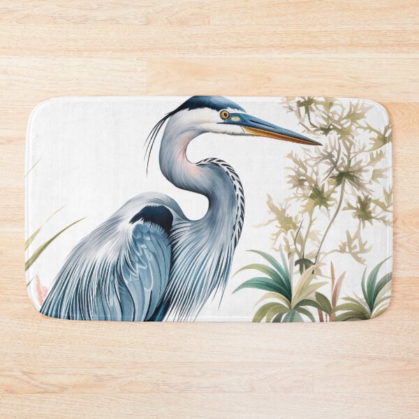 Item preview, Blue Heron Watercolor designed and sold by TheAnimalZ00.