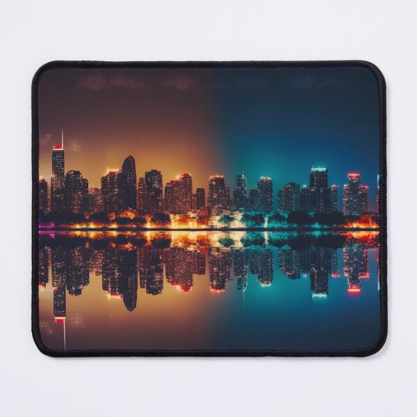 Item preview, Reflective Cityscape designed and sold by MedusaPrintArt.