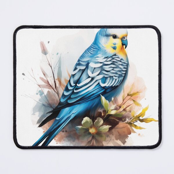 Item preview, Blue Budgerigar Bird designed and sold by TheAnimalZ00.